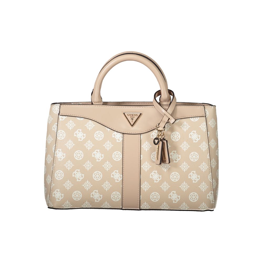 Guess Jeans Black Polyurethane Women Handbag | Regal Royce