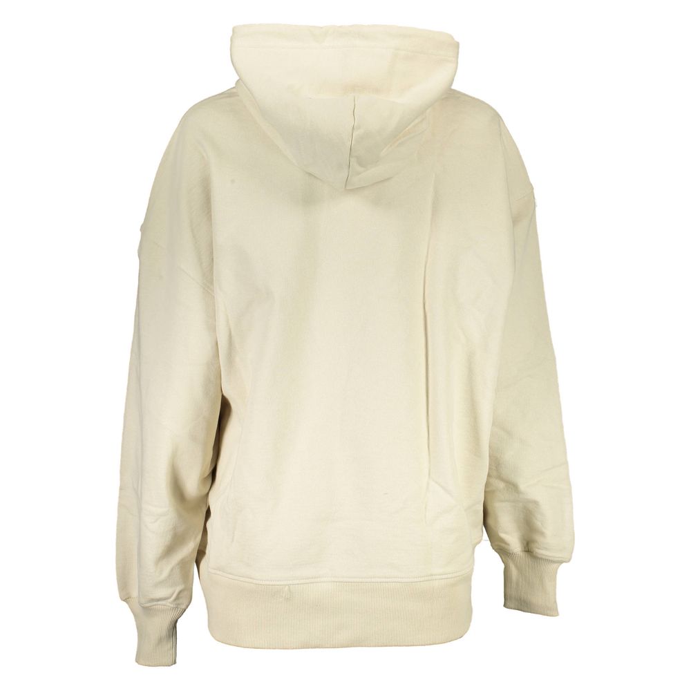 Calvin Klein Beige Recycled Cotton Women Hoodie | Regal Royce