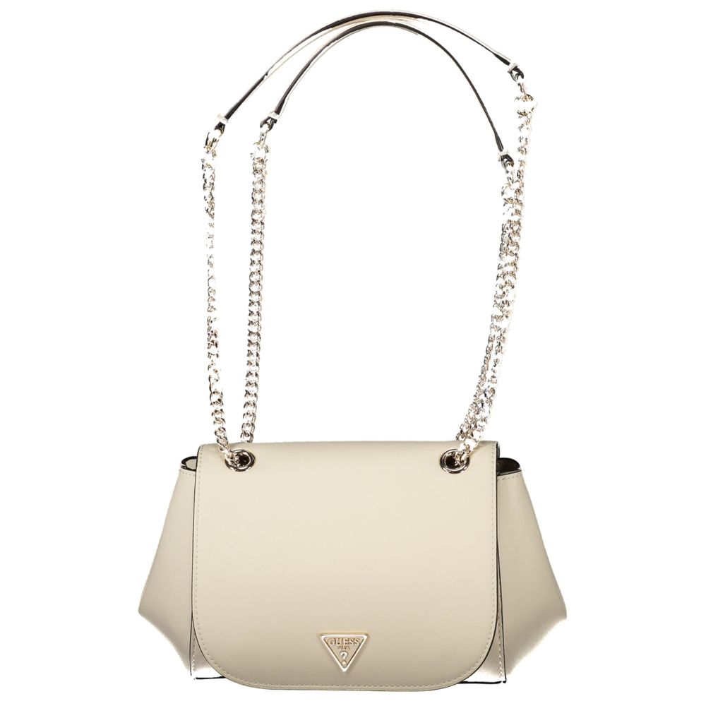 Guess Jeans Bianco Poliuretano Women Handbag | Regal Royce