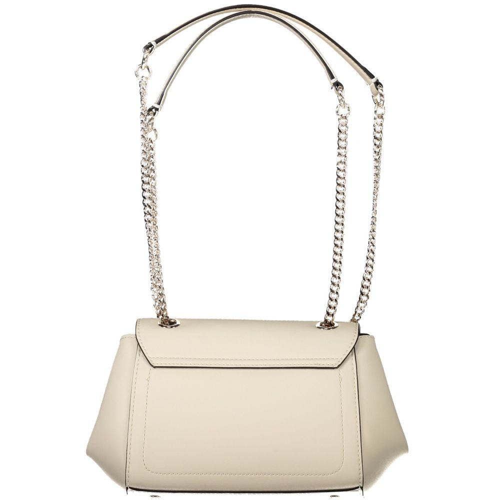 Guess Jeans Bianco Poliuretano Women Handbag | Regal Royce