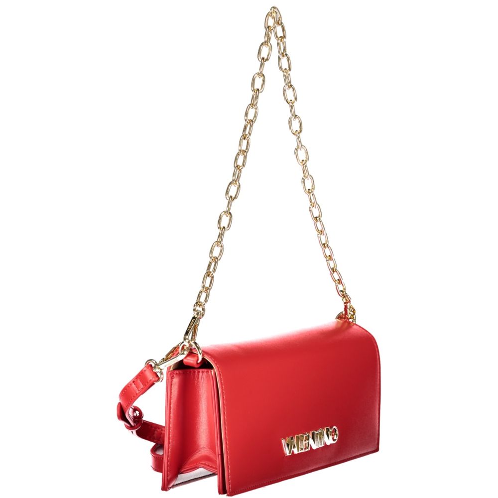 Mario Valentino Rosso Polyurethane Women Shoulder Bag | Regal Royce