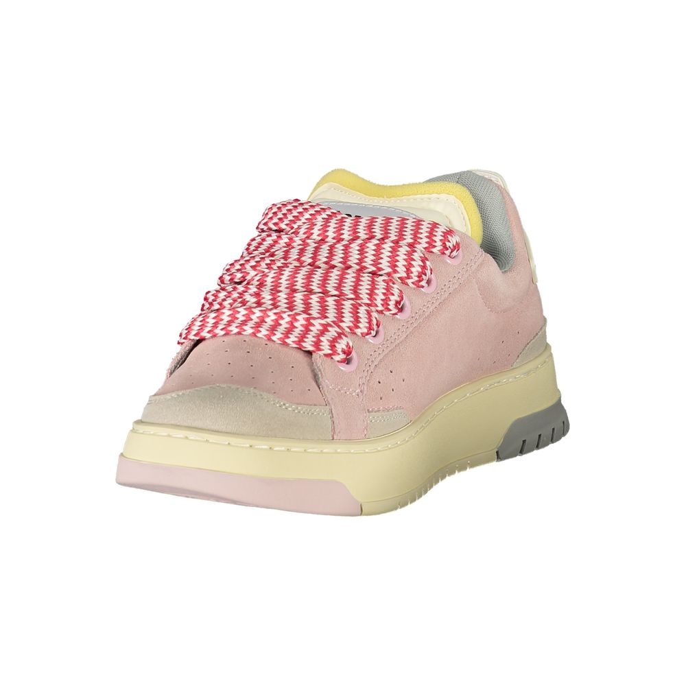 Blauer Rosa Polyurethane Women Sneaker | Regal Royce