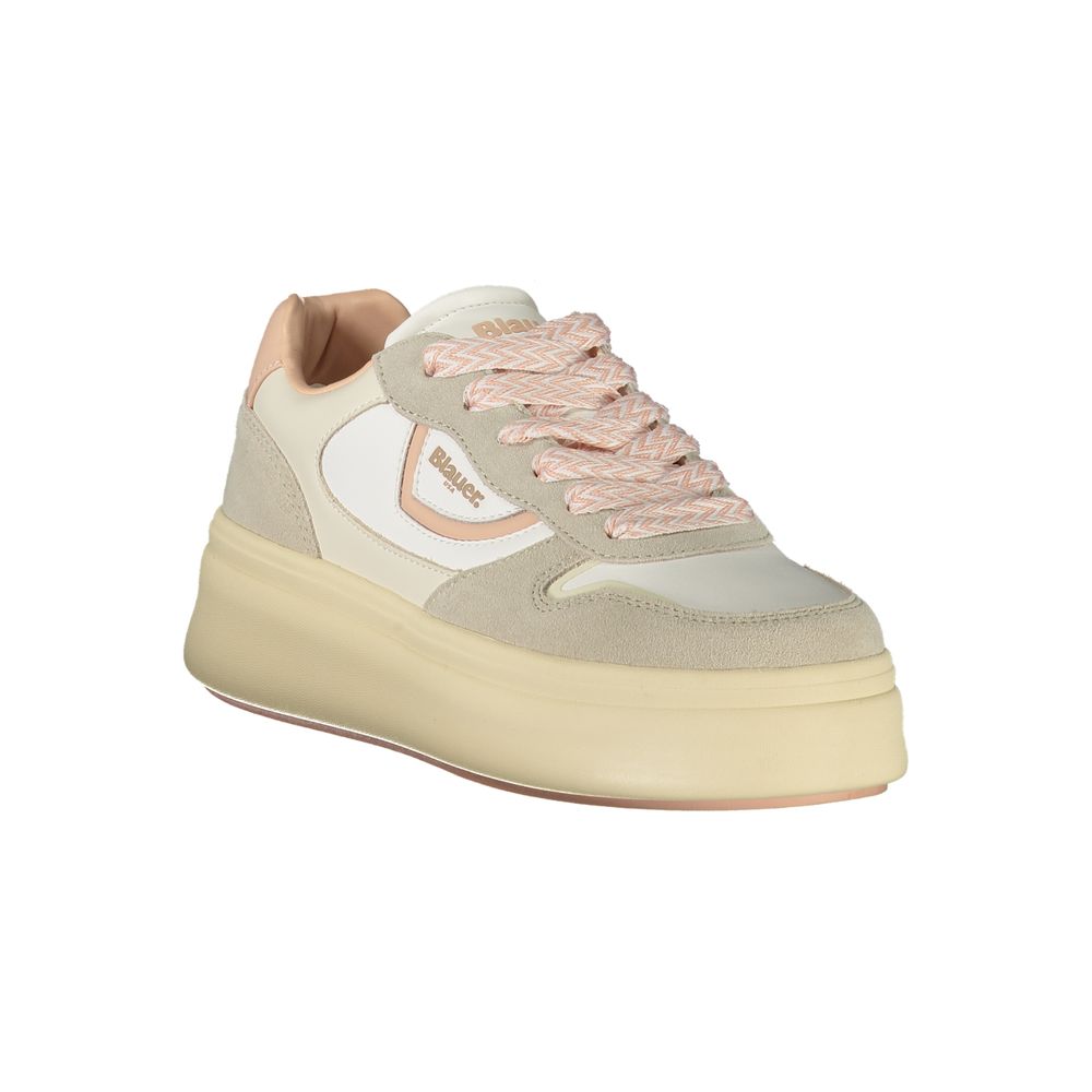 Blauer Bianco Poliuretano Woman Sneaker | Regal Royce