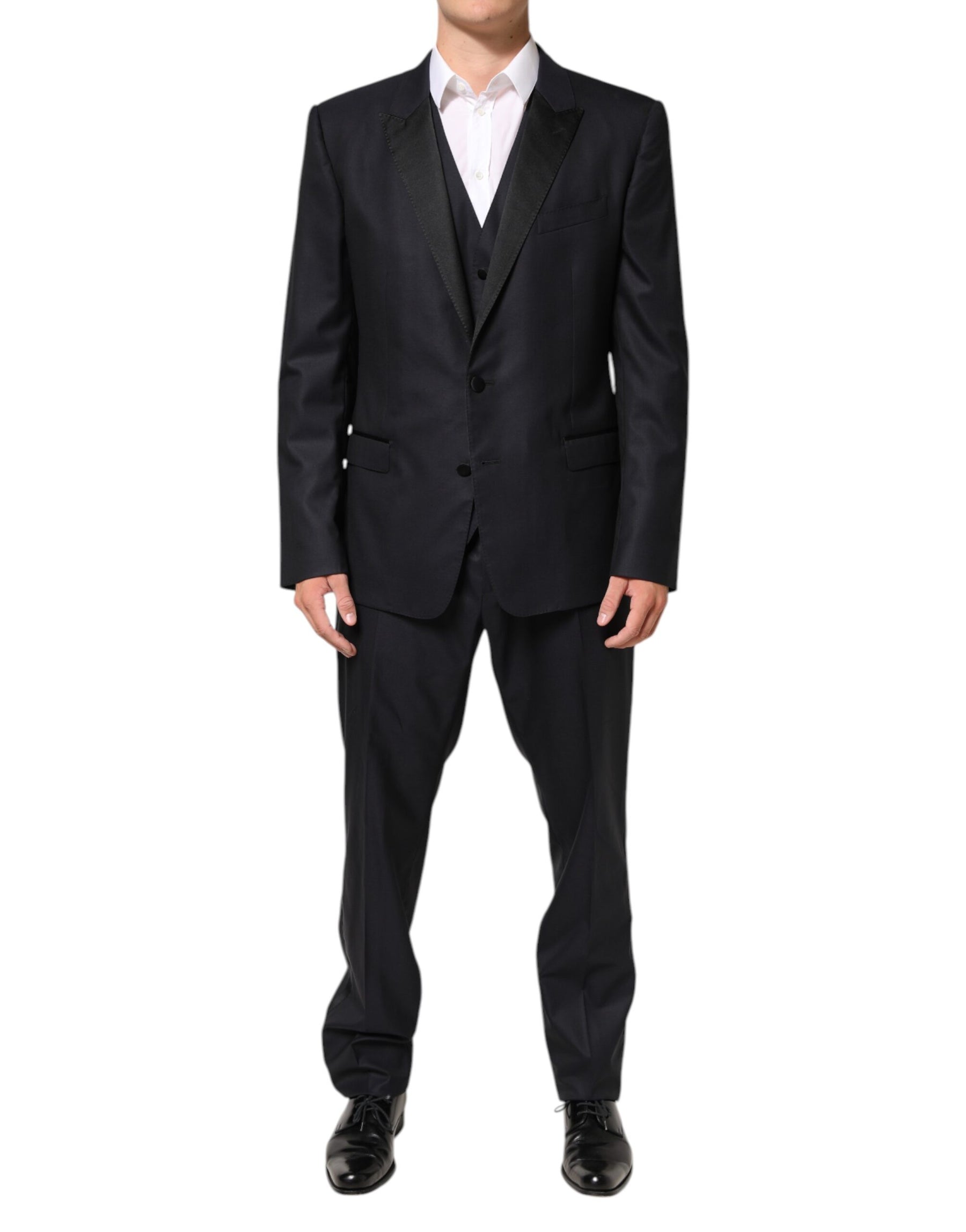 Dolce & Gabbana Black MARTINI 2 Buttons Suit 3 Piece Suit | Regal Royce