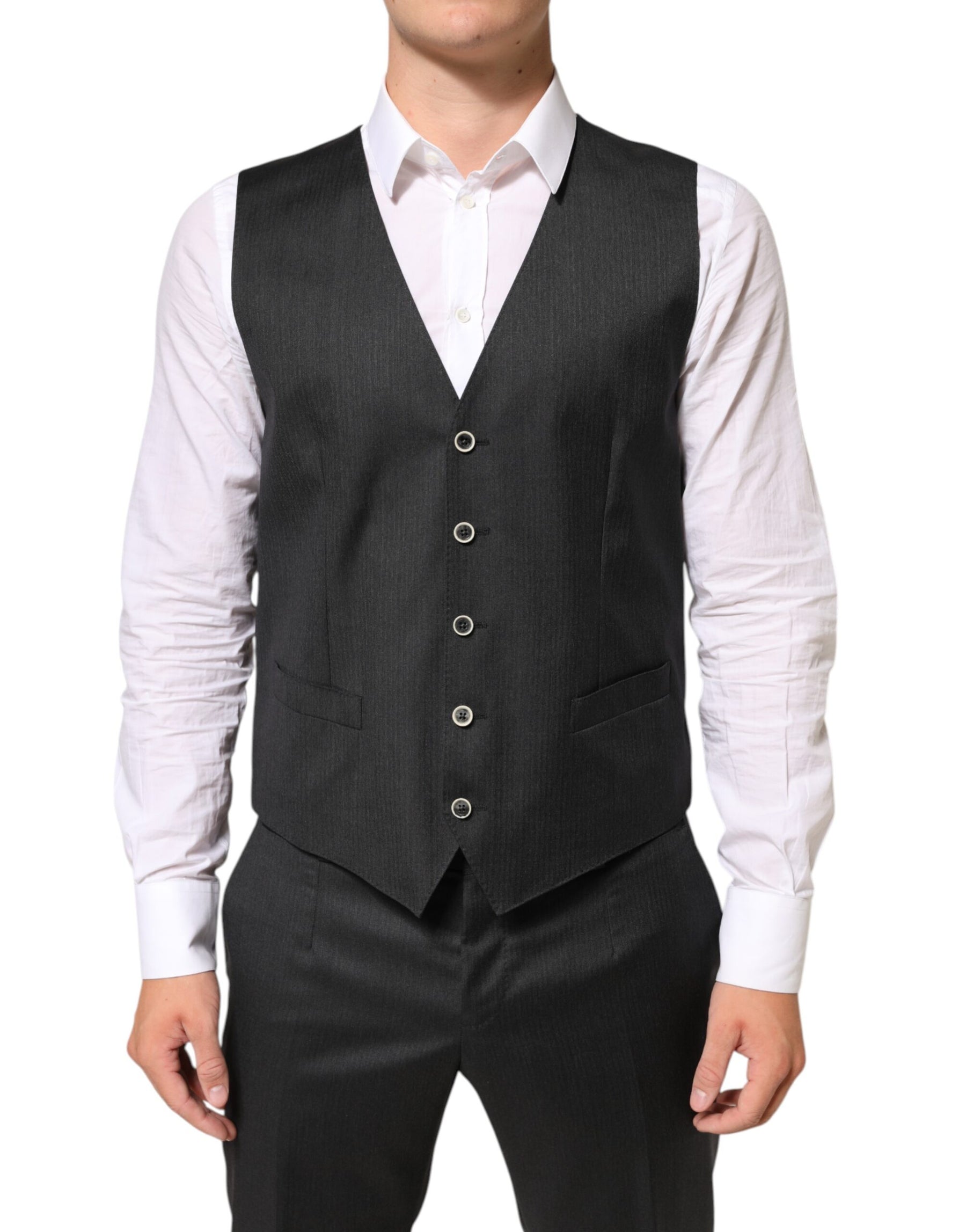 Dolce & Gabbana Black MARTINI 2 Buttons Suit 3 Piece Suit | Regal Royce