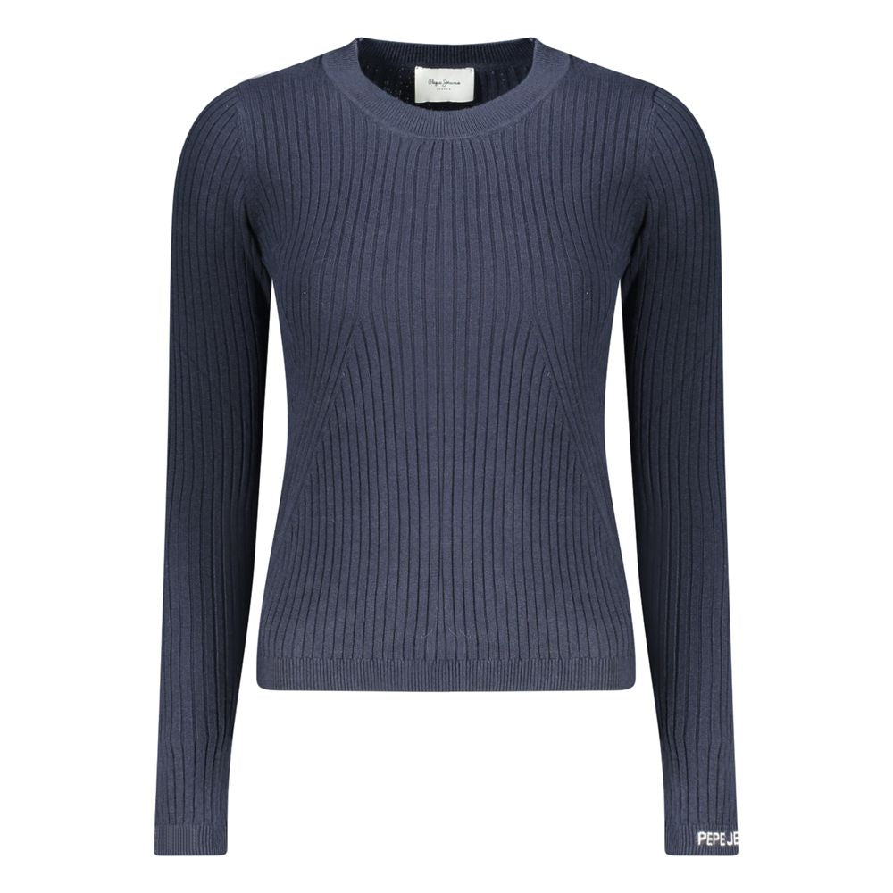 Pepe Jeans Blue Cotton Women's Sweater | Regal Royce