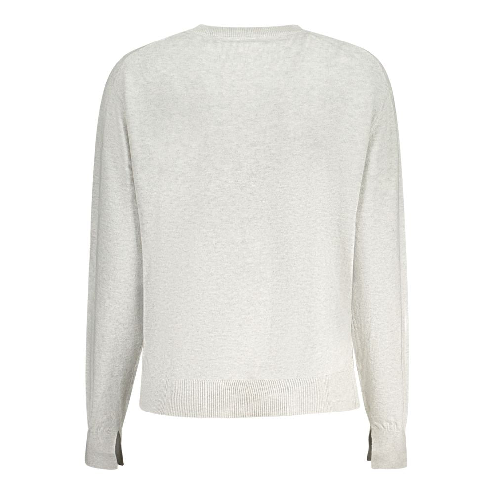 Pepe Jeans Grigio Cotton Women Sweater | Regal Royce