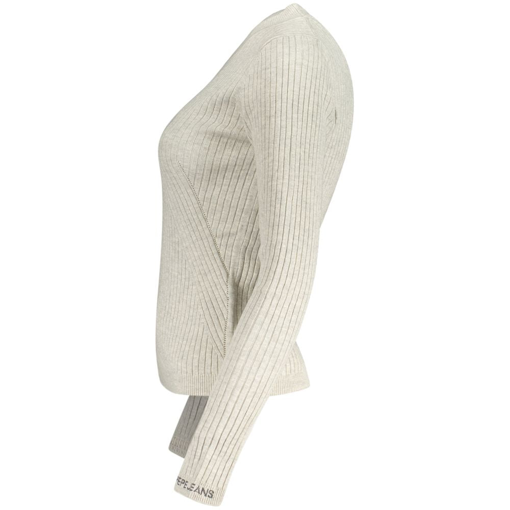 Pepe Jeans Grigio Cotton Women's Sweater | Regal Royce