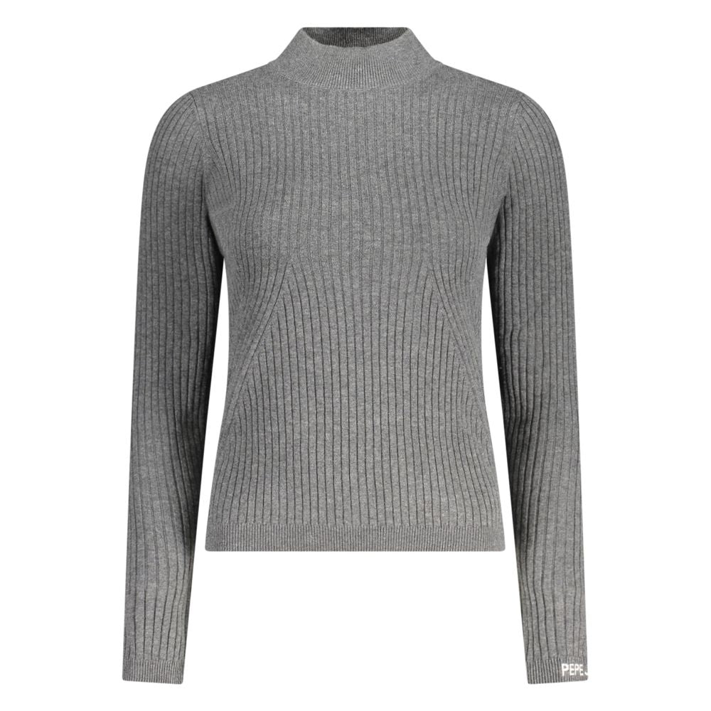 Pepe Jeans Grigio Cotton Women Sweater | Regal Royce