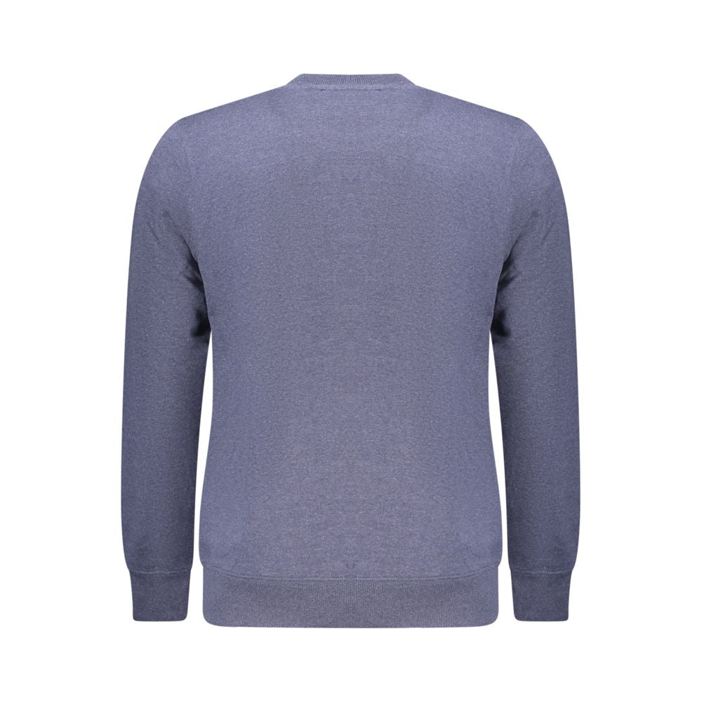 Accademia Militare Blue Recycled Cotton Men Sweatshirt | Regal Royce
