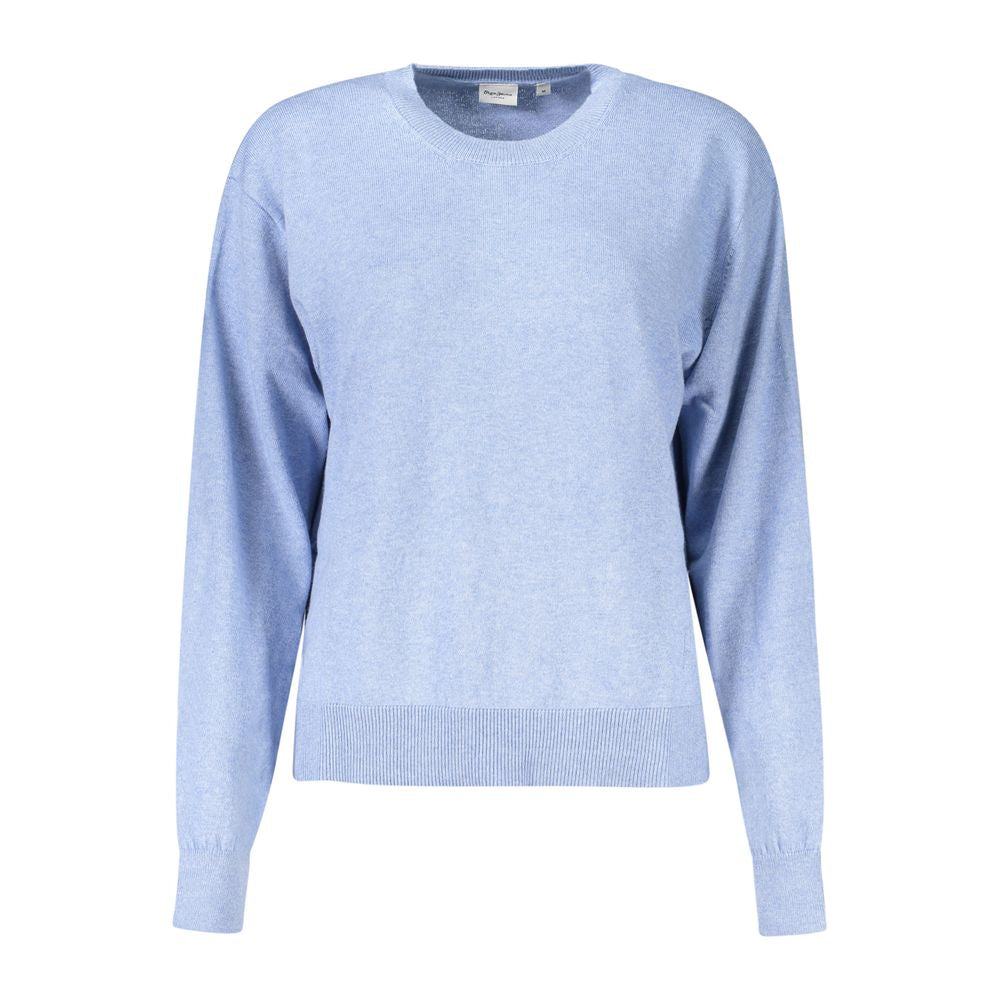 Pepe Jeans Blue Cotton Women Sweater | Regal Royce