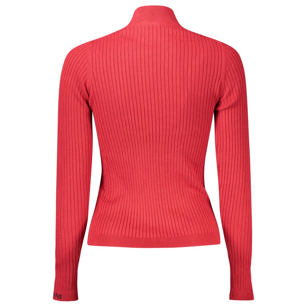 Pepe Jeans Red Cotton Women Sweater | Regal Royce