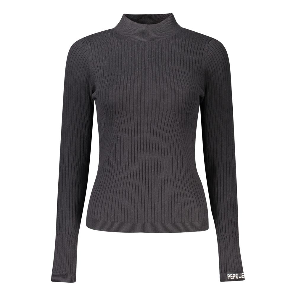 Pepe Jeans Black Cotton Women Sweater | Regal Royce