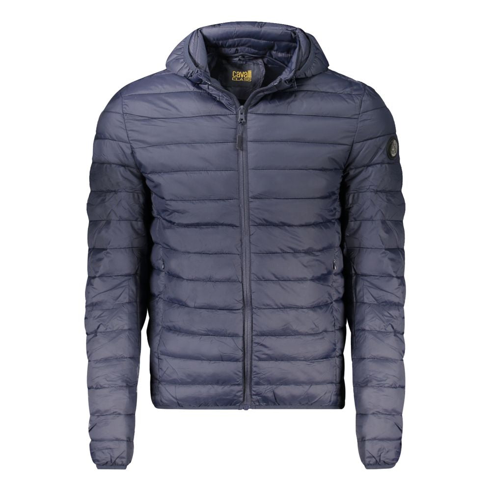 Cavalli Class Blu Polyester Men's Jacket | Regal Royce
