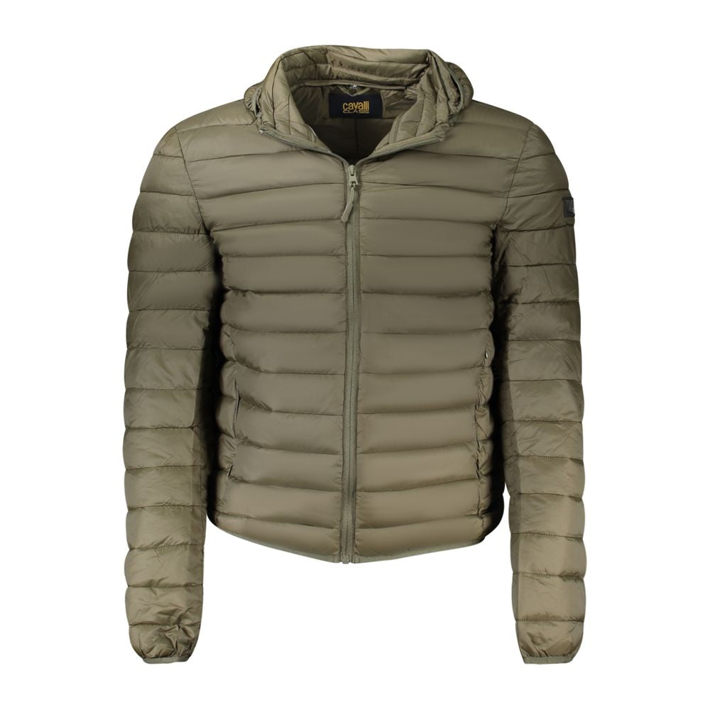 Cavalli Class Verde Polyester Men's Jacket | Regal Royce