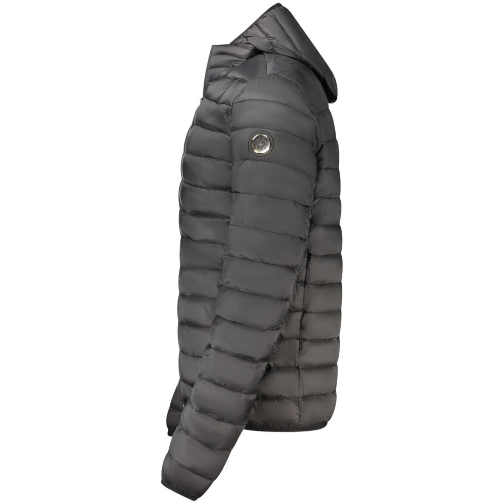 Cavalli Class Black Polyester Light Jacket | Regal Royce