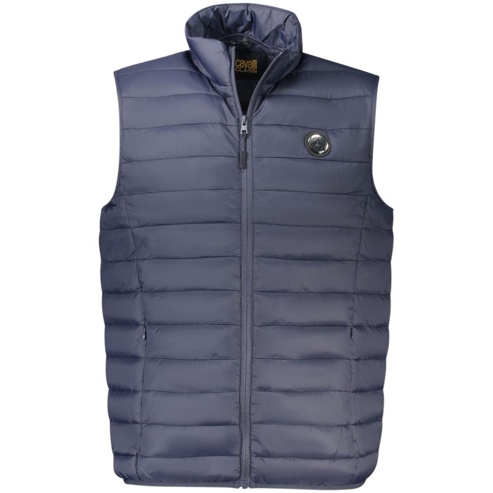 Cavalli Class Blu Polyester Men's Jacket | Regal Royce