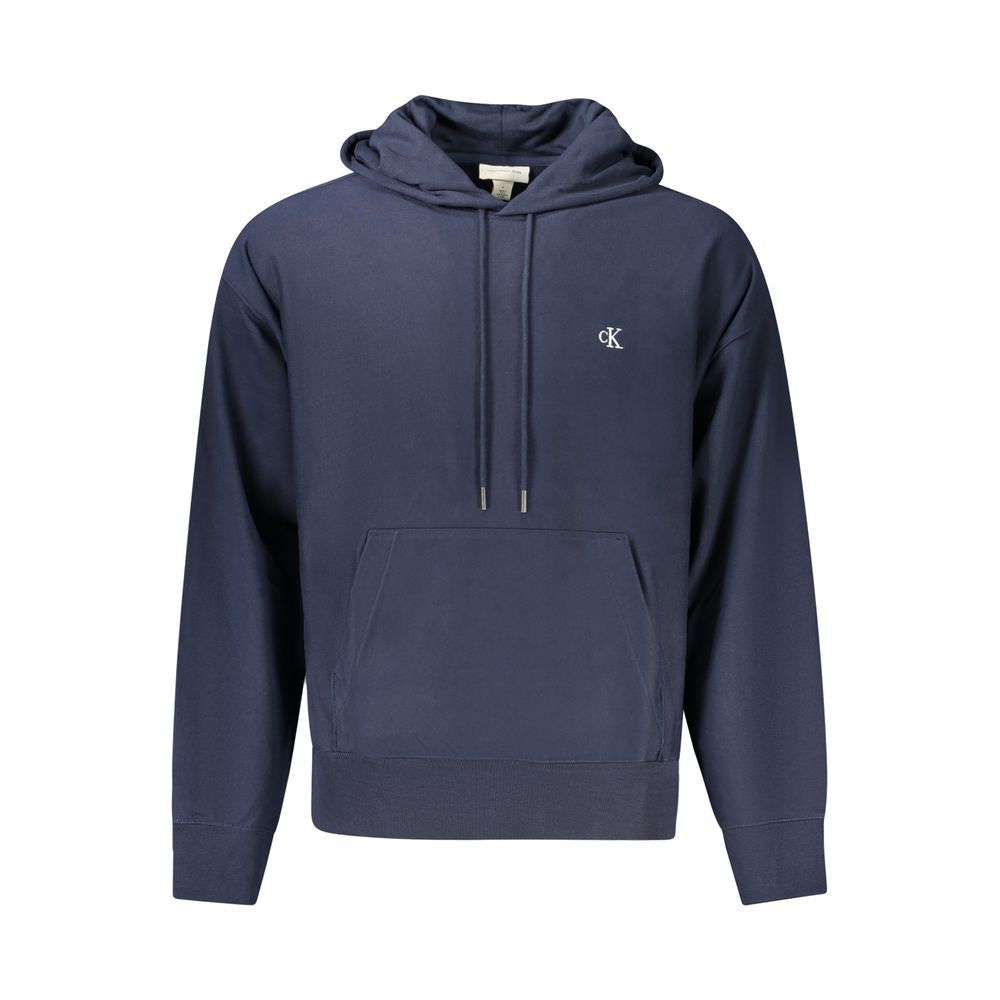 Calvin Klein Blue Cotton Men's Hoodie | Regal Royce