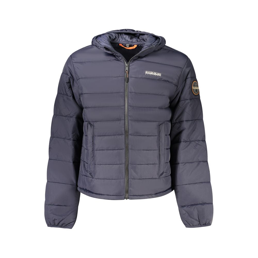 Napapijri Blue Polyamide Men's Jacket | Regal Royce