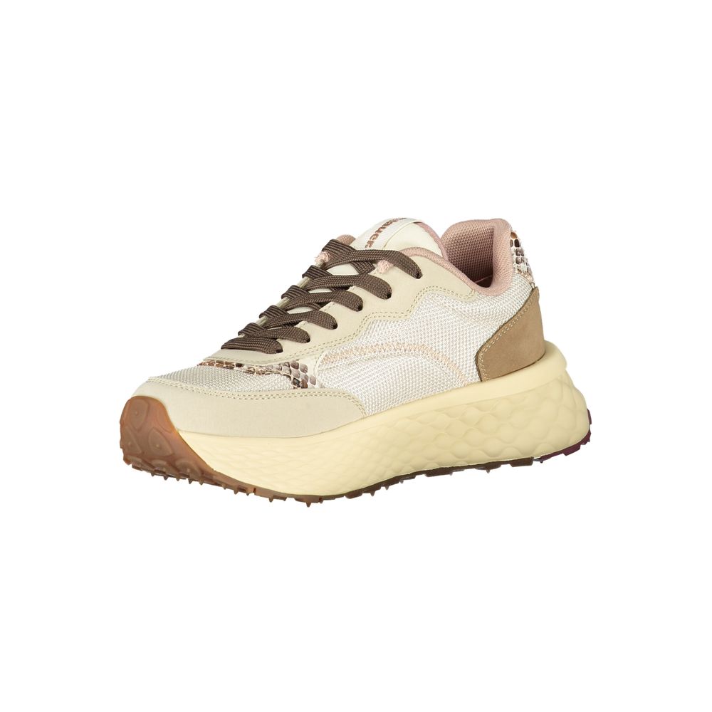 Blauer Beige Leather Women Sneaker | Regal Royce