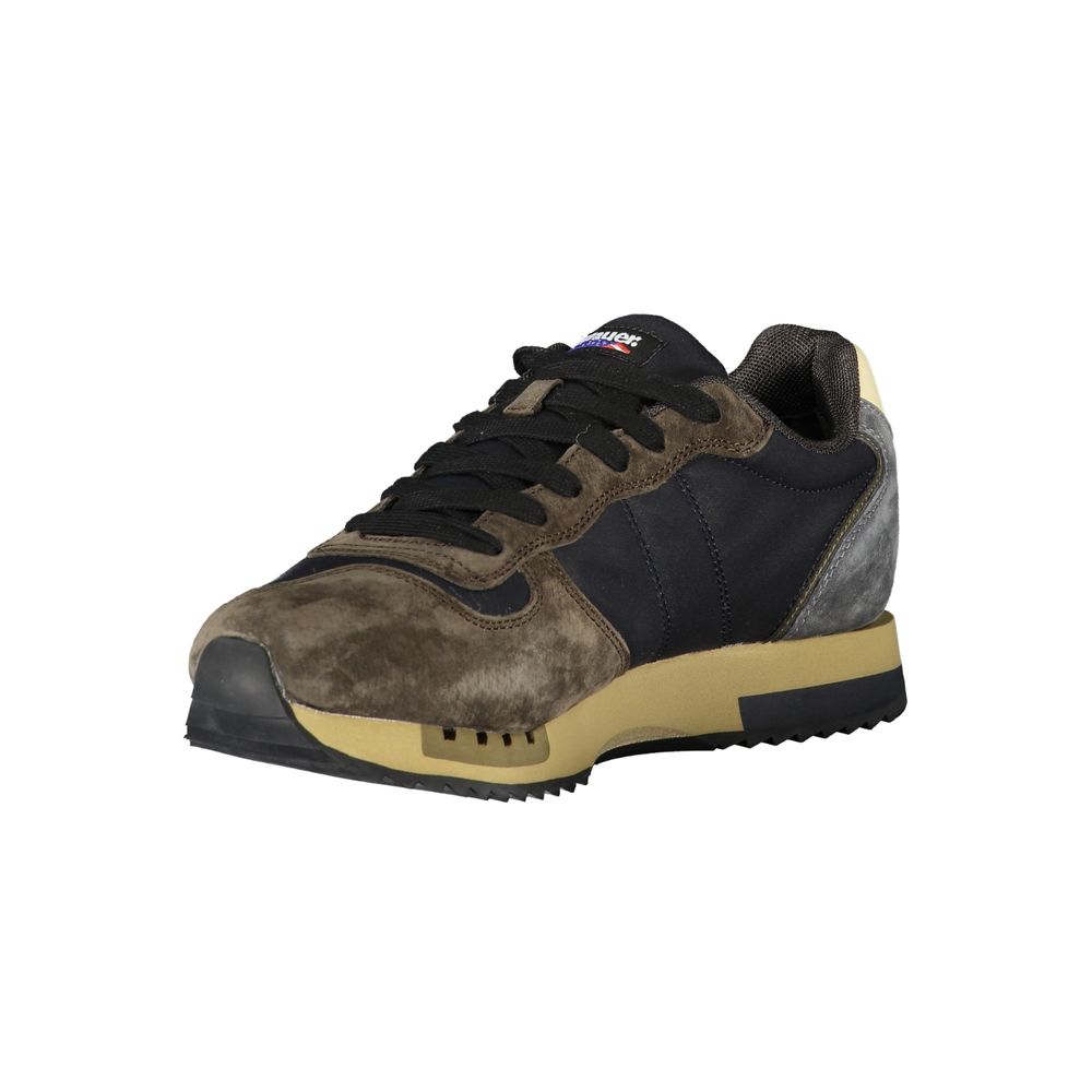Blauer Blue Polyurethane Men Sneaker | Regal Royce