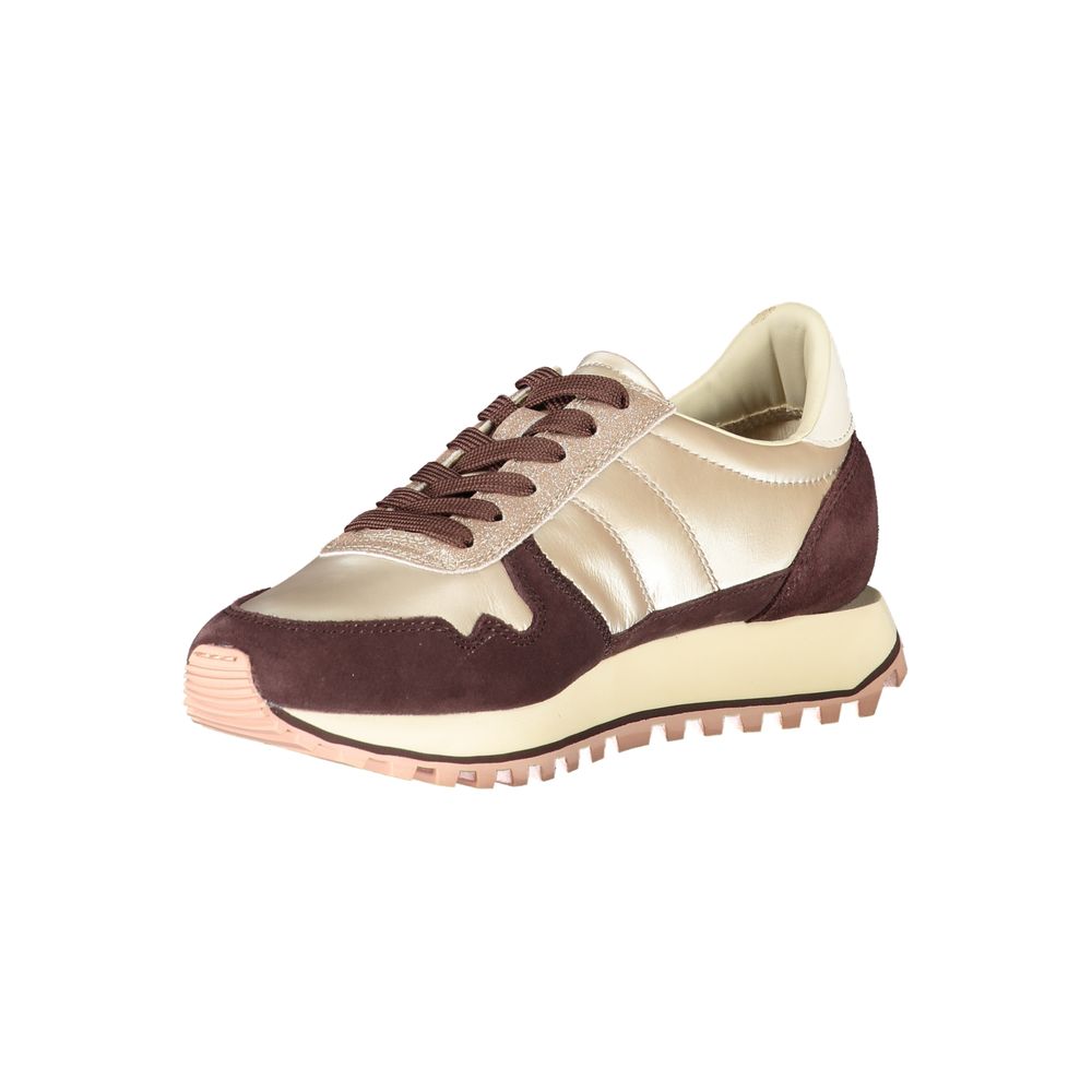 Blauer Beige Leather Women Sneaker | Regal Royce