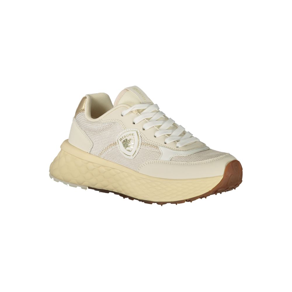 Blauer Beige Leather Women Sneaker | Regal Royce