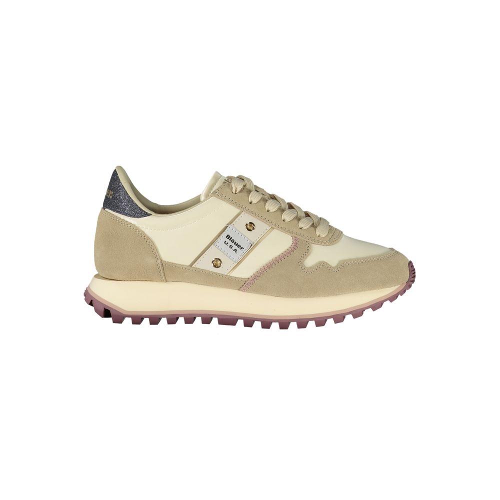 Blauer Beige Polyester Women Sneaker | Regal Royce