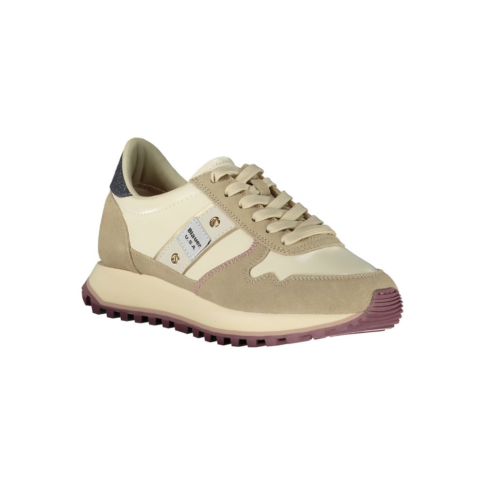 Blauer Beige Polyester Women Sneaker | Regal Royce