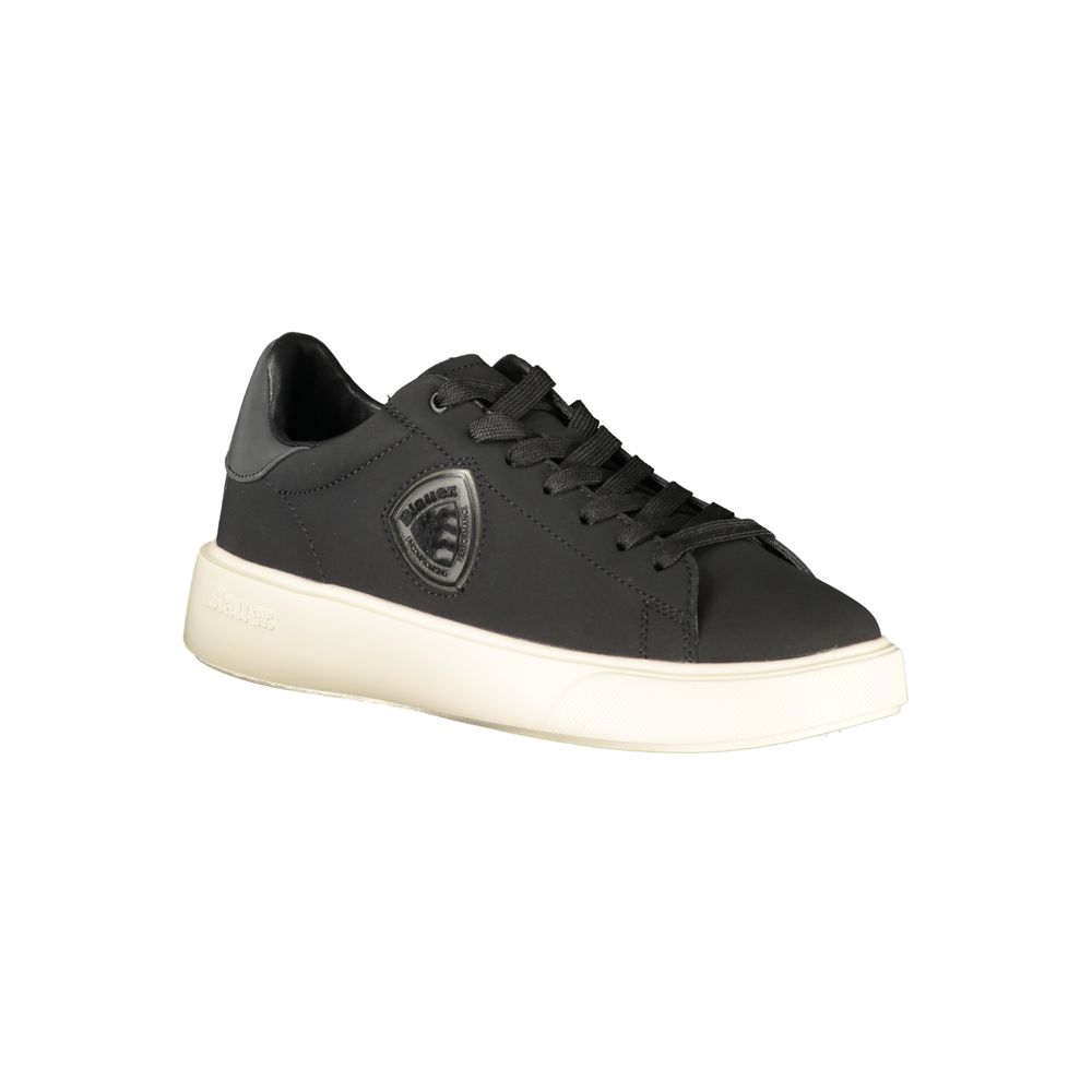 Blauer Nero Leather Men Sneaker | Regal Royce