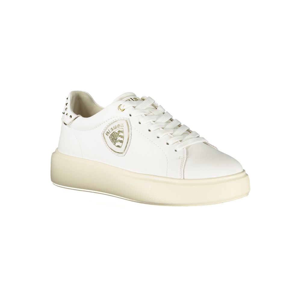 Blauer Bianco Poliuretano Women Sneaker | Regal Royce