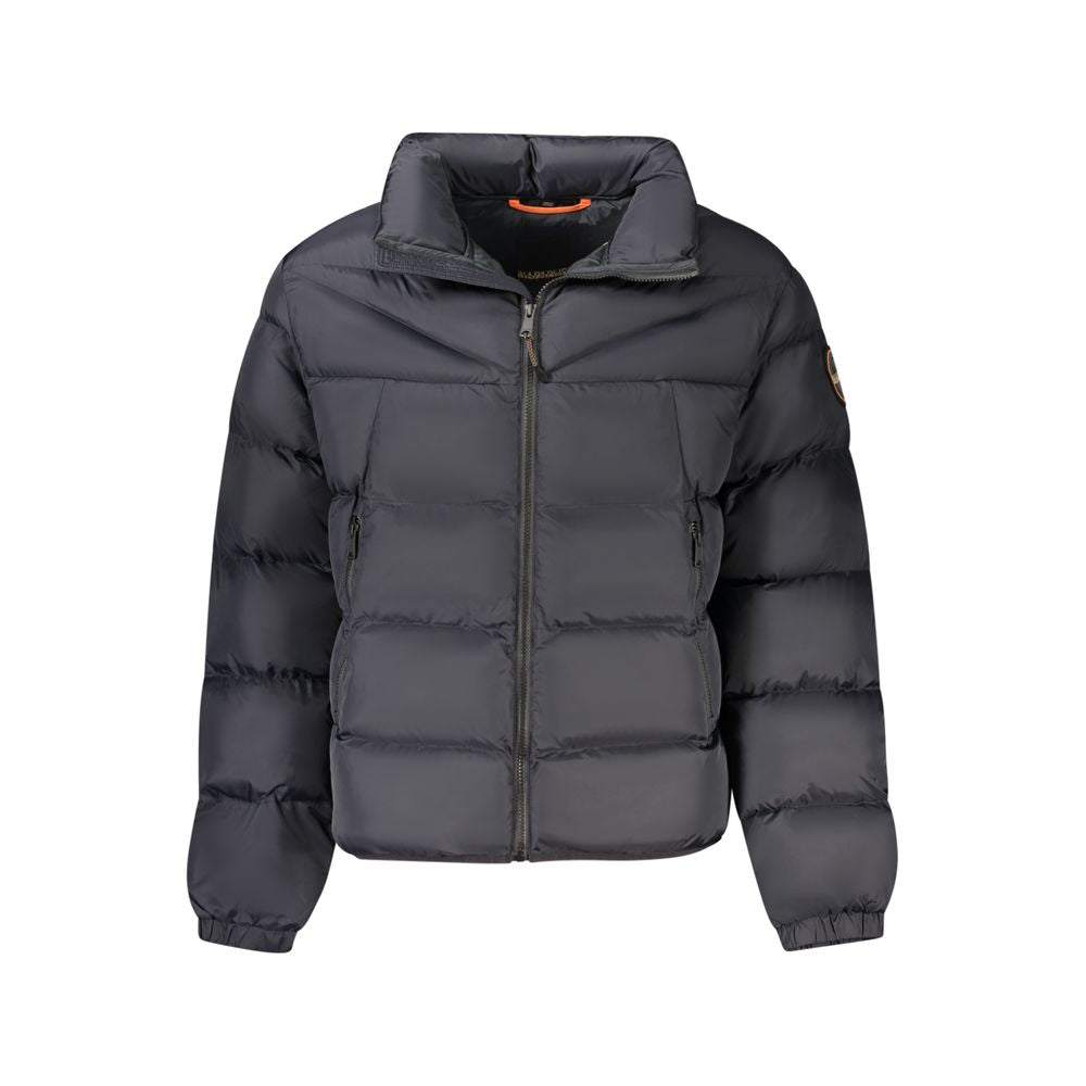 Napapijri Black Polyamide Men's Jacket | Regal Royce