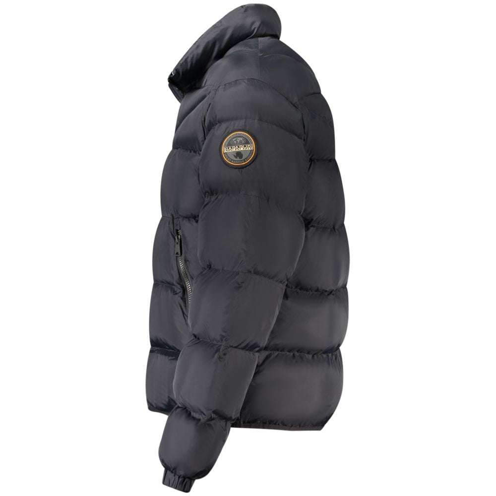 Napapijri Black Polyamide Men's Jacket | Regal Royce