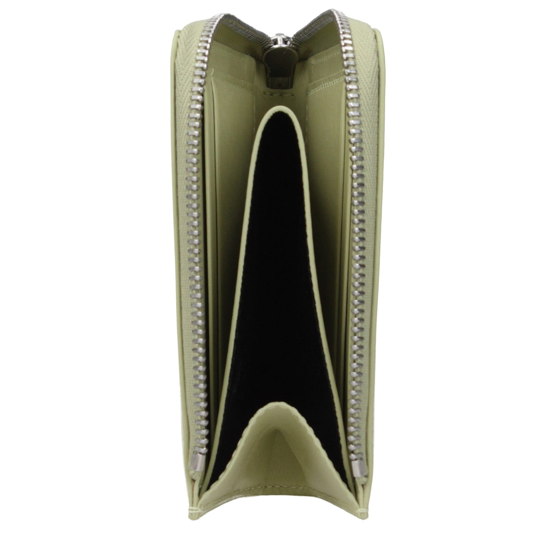 Jil Sander Green Leather Wallet