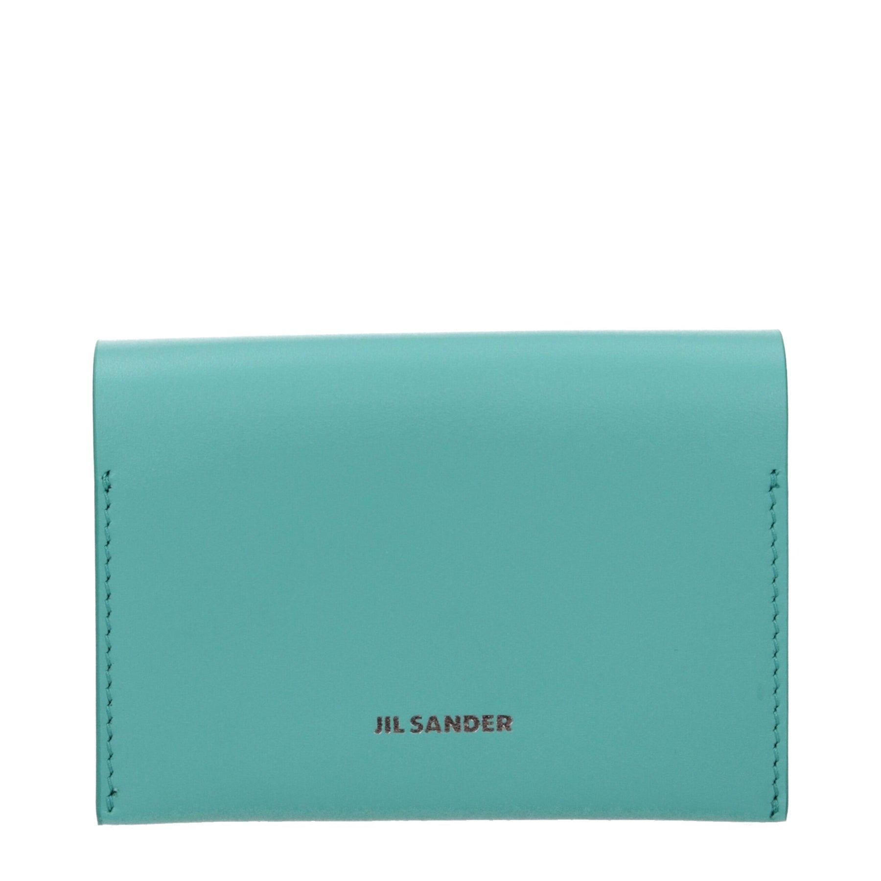 Jil Sander Green Leather Cardholder | Regal Royce