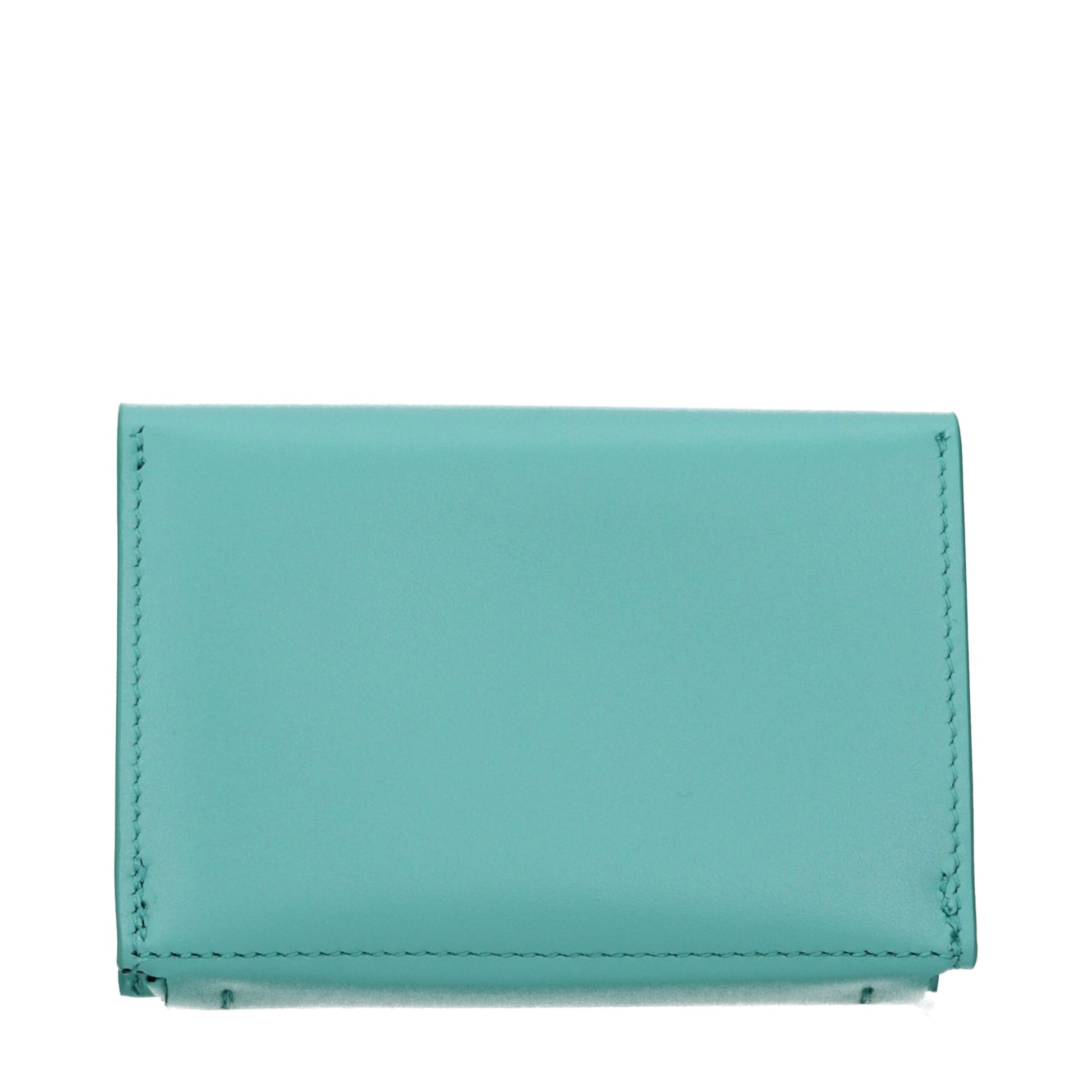 Jil Sander Green Leather Cardholder