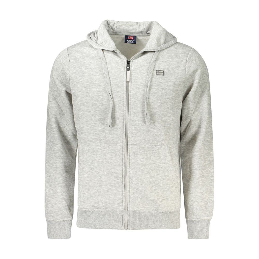 Norway 1963 Grigio Cotton Men's Hoodie | Regal Royce