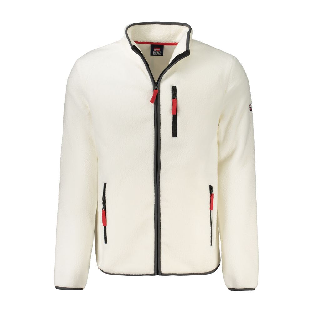 Norway 1963 White Polyester Men Sweatshirt | Regal Royce