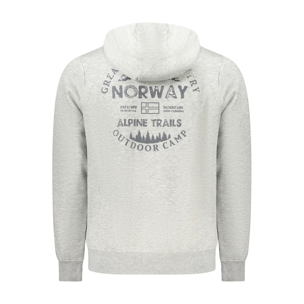 Norway 1963 Grigio Cotton Men's Hoodie | Regal Royce