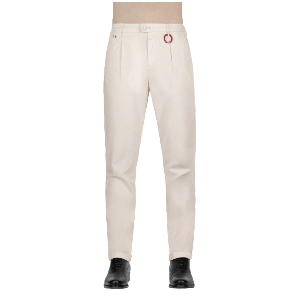 Tramarossa White Cotton Pant