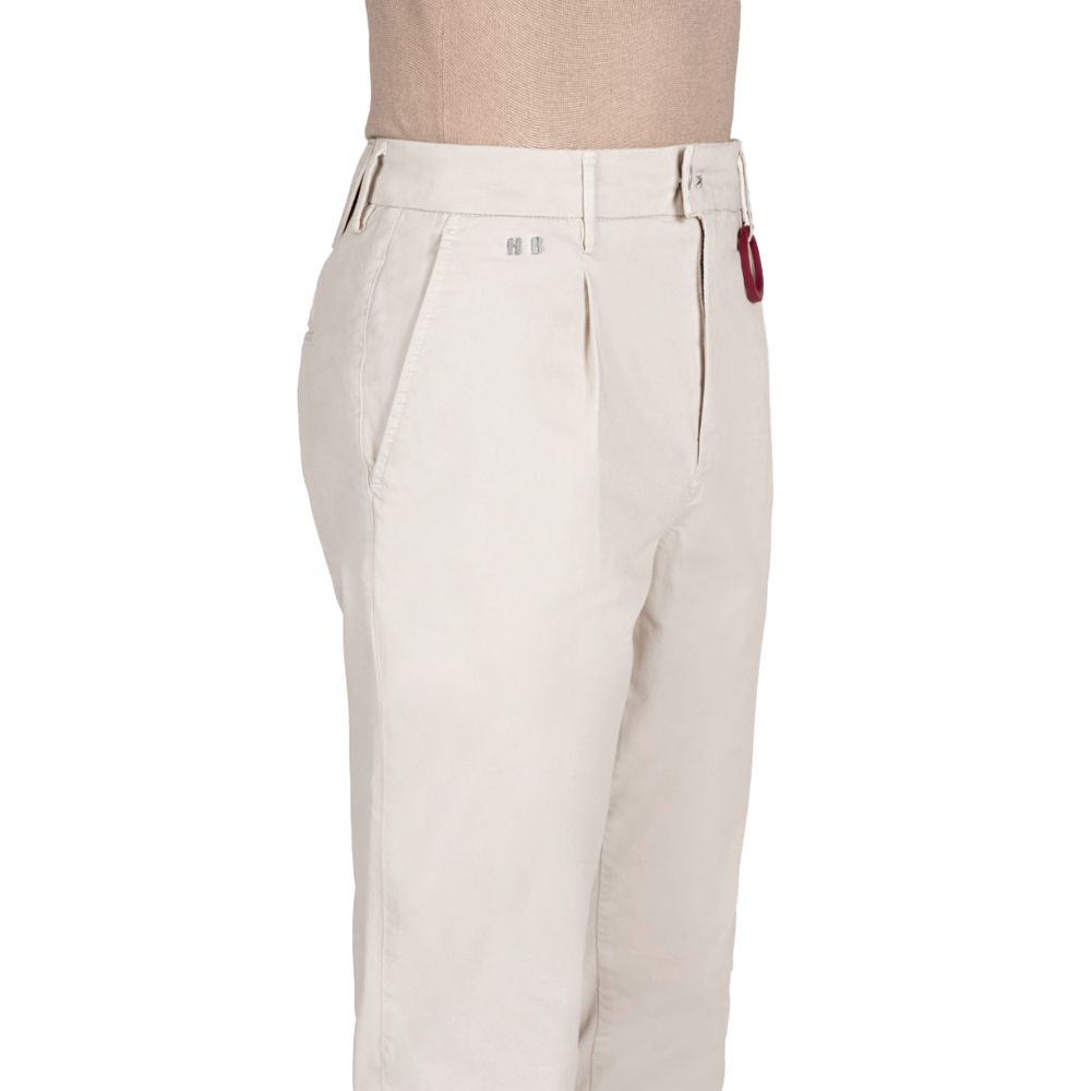 Tramarossa White Cotton Pant