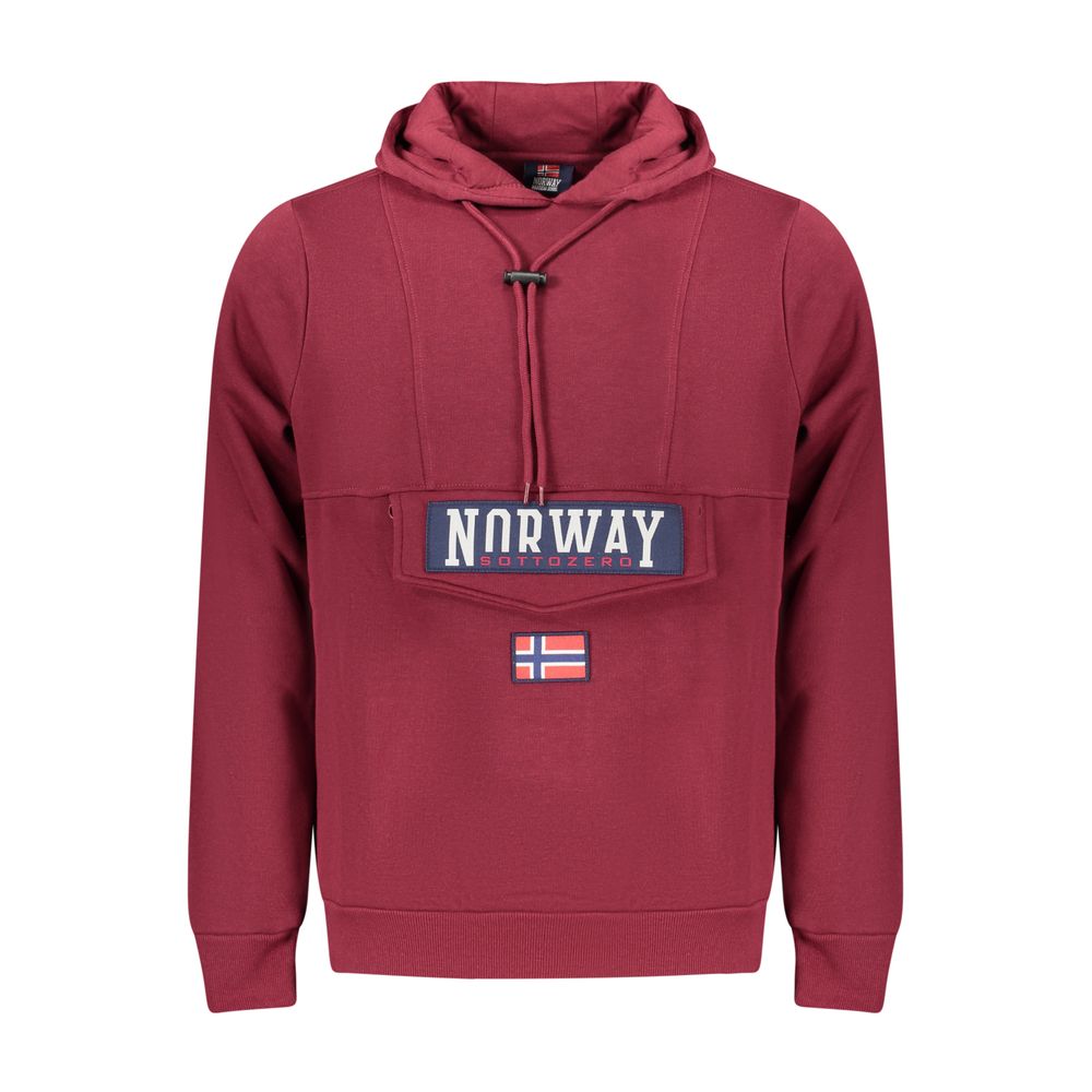 Norway 1963 Viola Cotton Men's Hooded Sweatshirt | Regal Royce