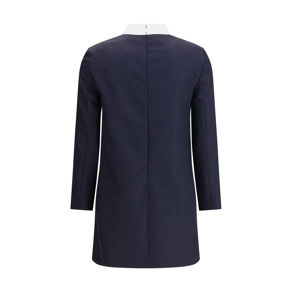 Thom Browne Blue Fleece Wool Casual Dress | Regal Royce