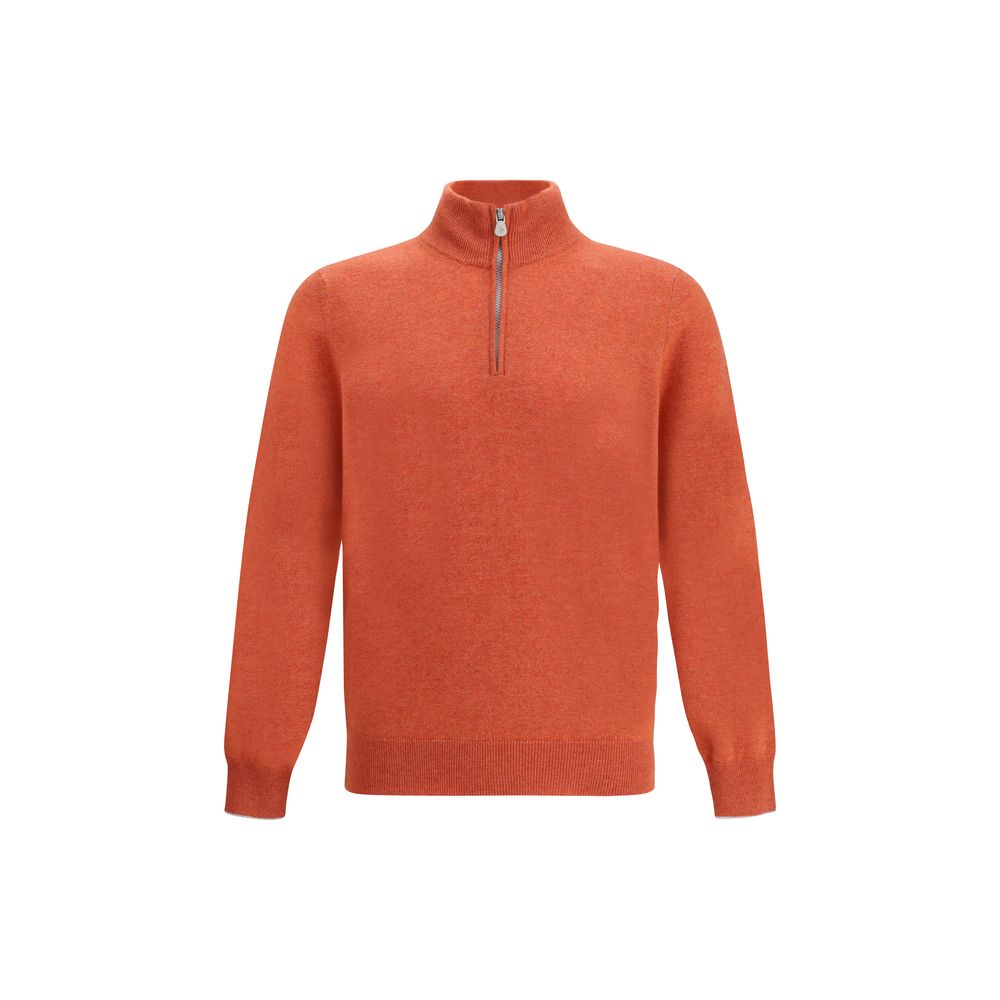 Brunello Cucinelli Red Cashmere Sweatshirt