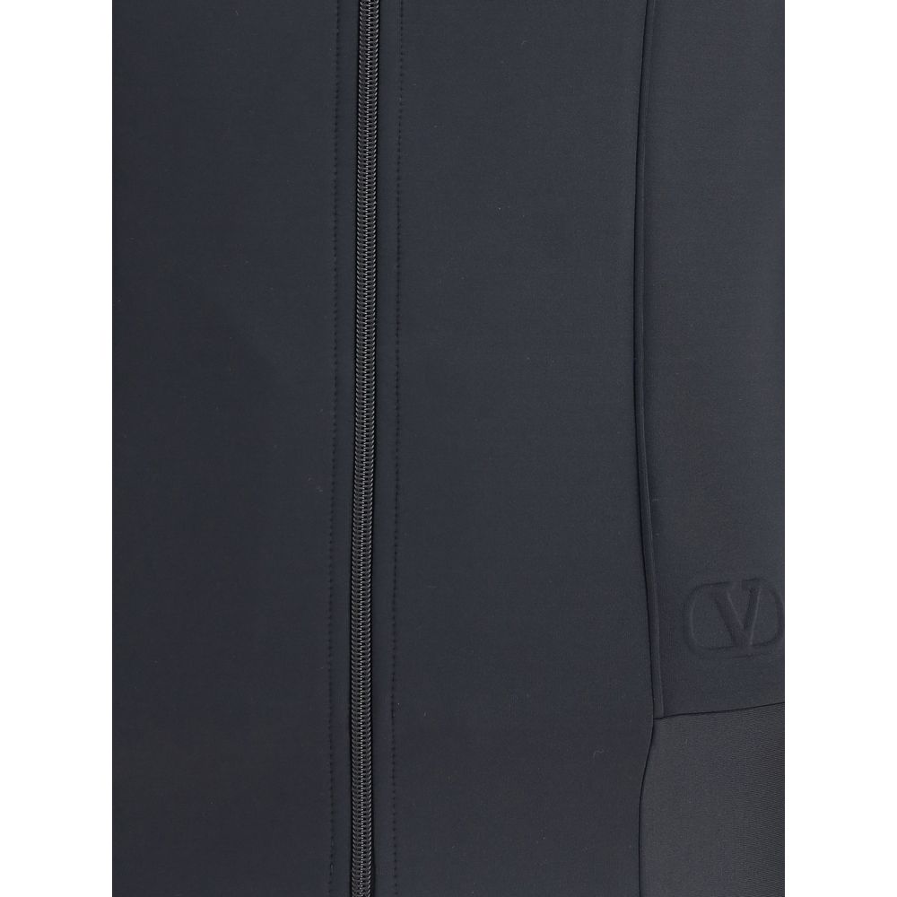 Valentino Black Polyester Sweatshirt | Regal Royce