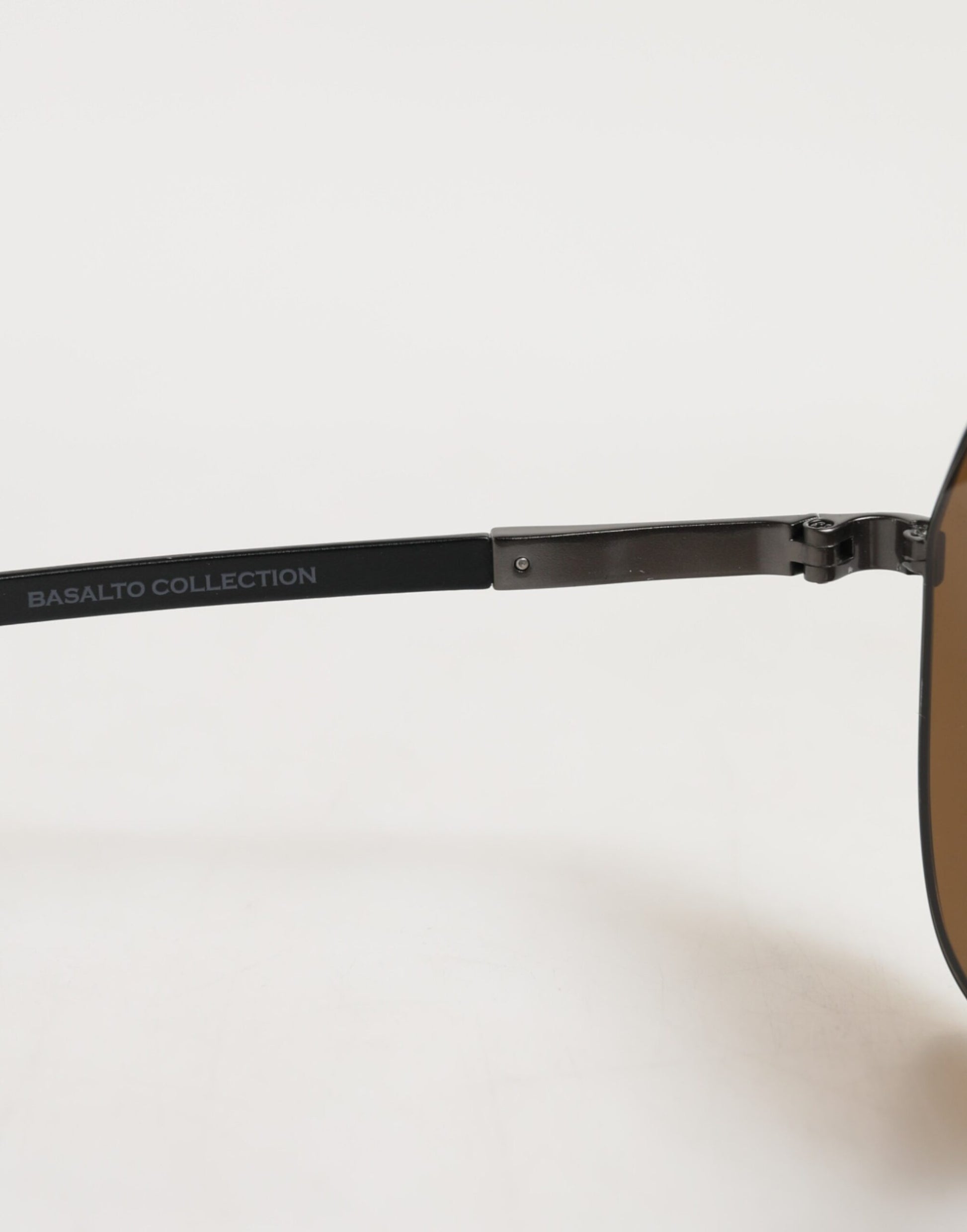 Dolce & Gabbana Black Steel Frame Basalto Collection Shades Sunglasses