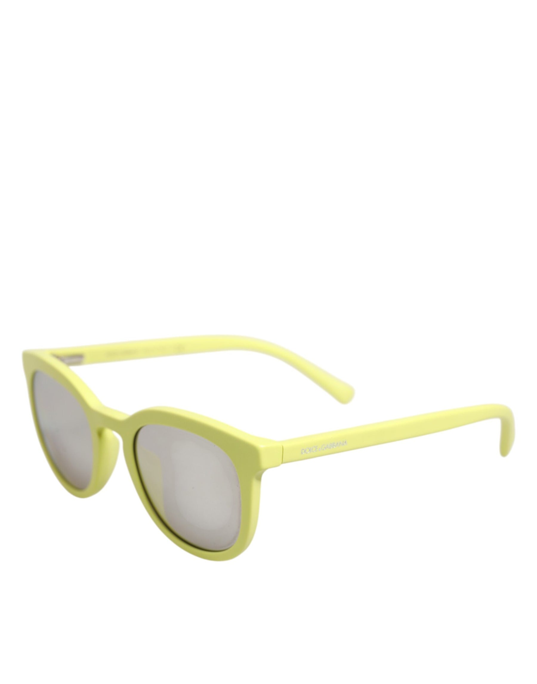 Dolce & Gabbana DG4324 Yellow Framed Mirrored Lenses Eyewear Sunglasses | Regal Royce