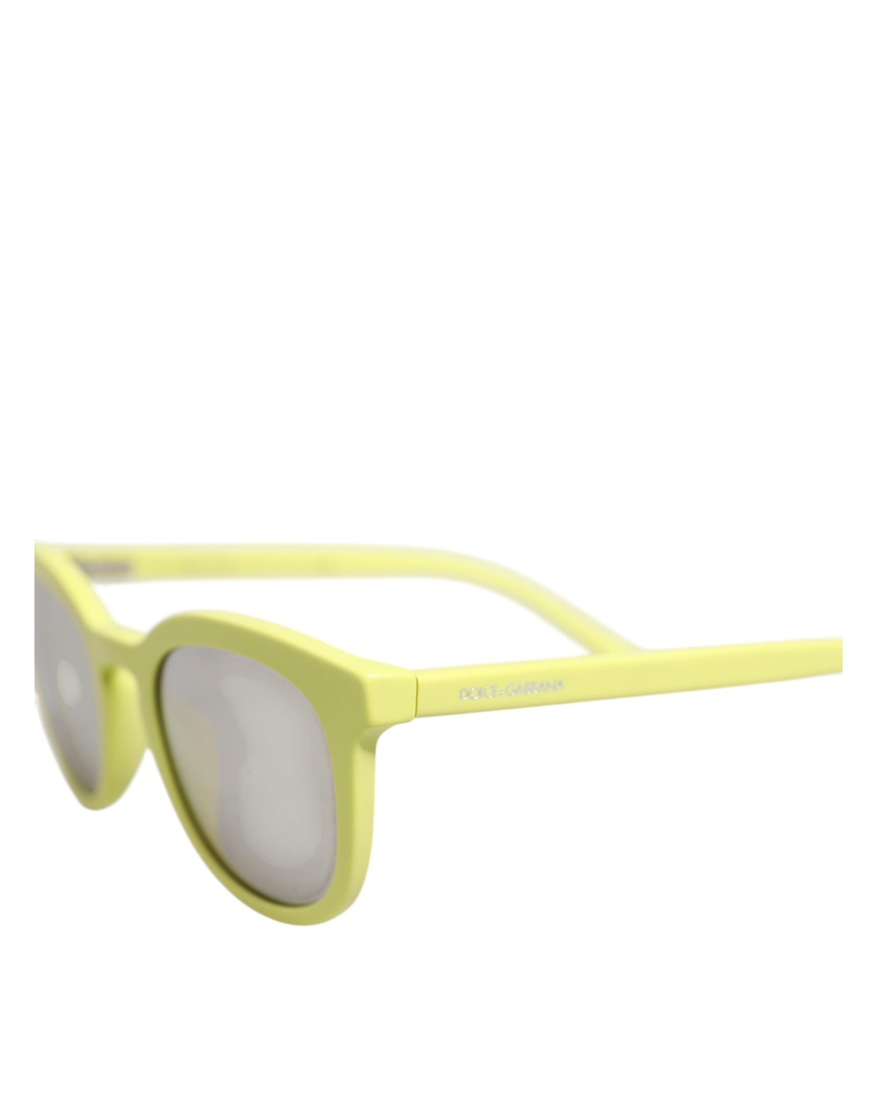 Dolce & Gabbana DG4324 Yellow Framed Mirrored Lenses Eyewear Sunglasses | Regal Royce