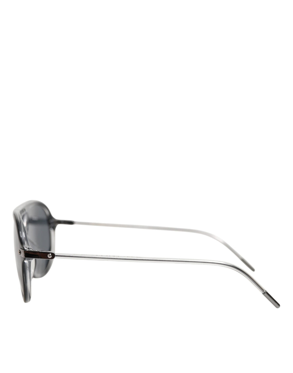 Dolce & Gabbana DG4343F Black Acetate Frame Pilot Shades Sunglasses