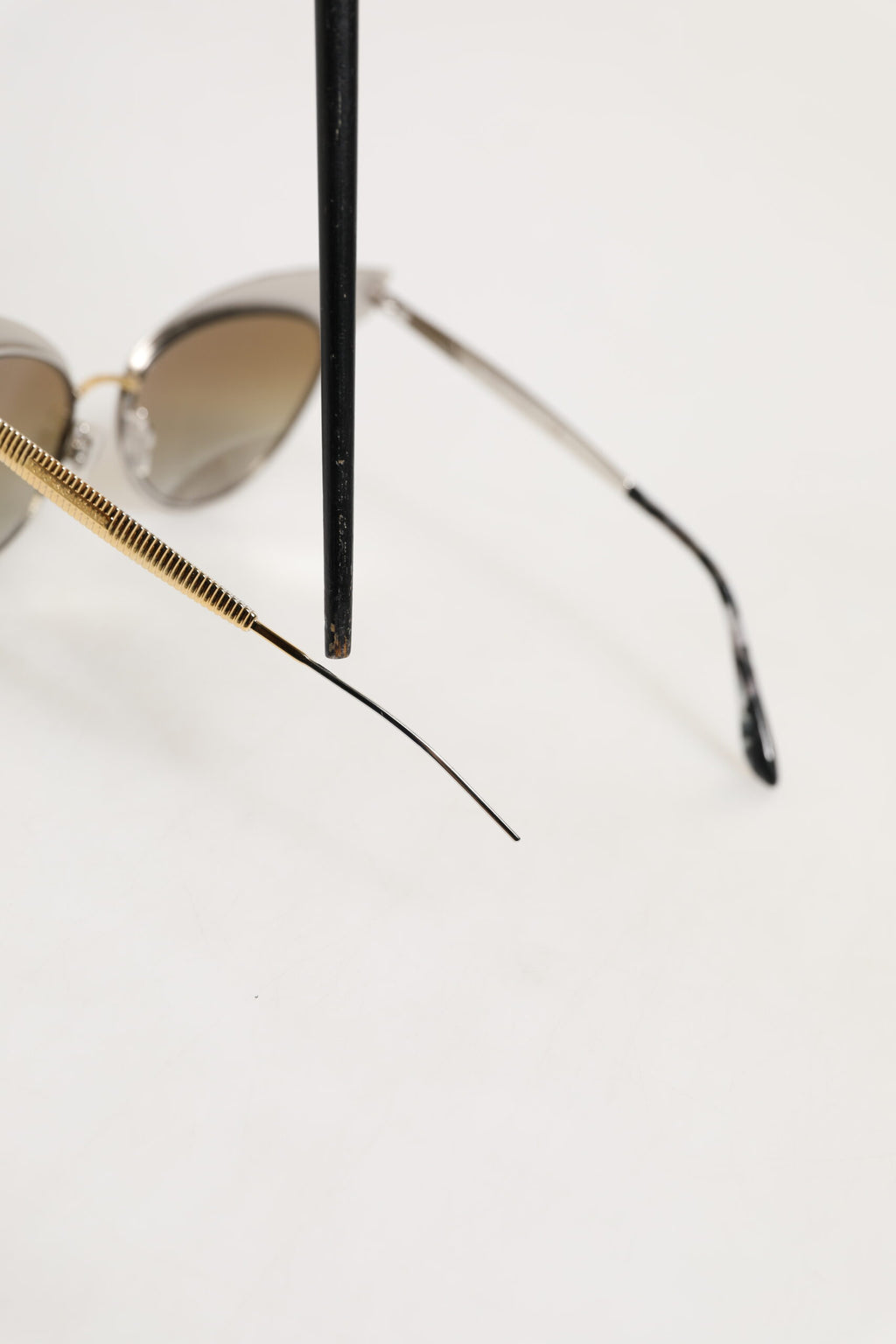 Dolce & Gabbana DG2178 Gold Metal Cat Eye Gradient Eyewear Sunglasses